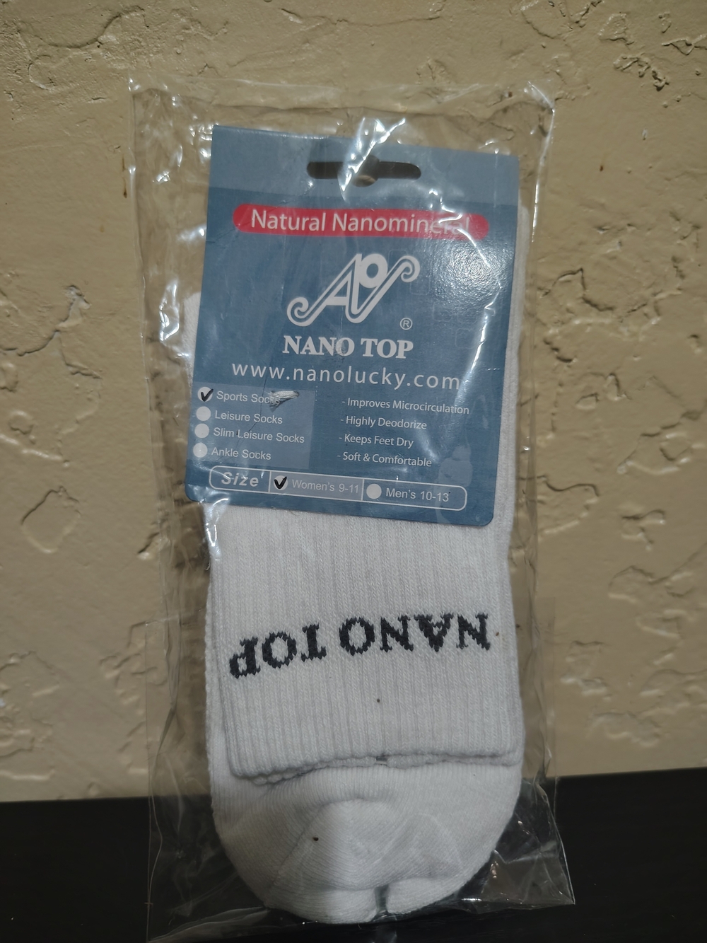 White Nanotop Socks for Women